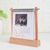 scroll view of Calendar with Crafty Wooden Holder