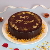 Happy Diwali Chocolate Cake