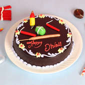 Festive Diwali Chocolate Cake