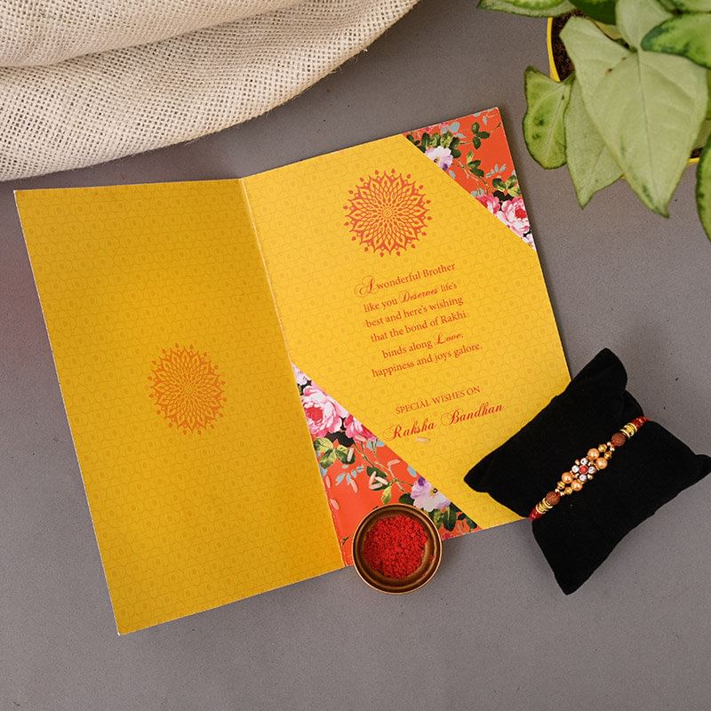 Sedative Syngonium N Rakhi Combo for brother