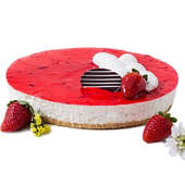 Sensation Strawberry Glaze Cheesecake