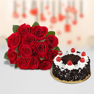 Sensational Black Forest Roses Symphony
