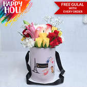 Sensationally Dreamy Holi Flowers Box