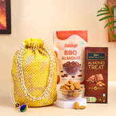 Sequenced Potli Bag Sargi Gift Combo