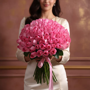 Serenade Of Love In Pink Roses