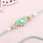 Serene Lotus Pearl Rakhi