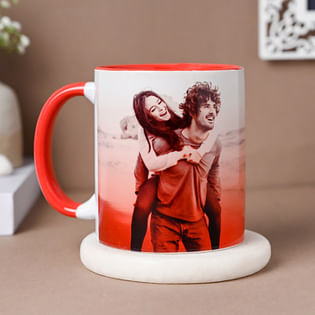 Cherishing Love Personalised Photo Mug