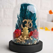 Serene Om Preserved Real Flowers Keepsake