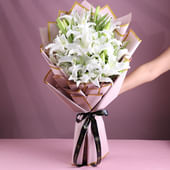 Serene Poetry Of White Lilies