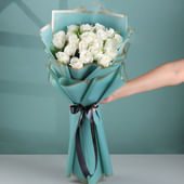 Serene Roses In Calm Ocean
