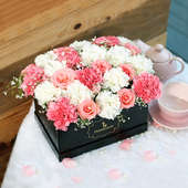 Send Pink Roses Bouquet in India - Serenity Box