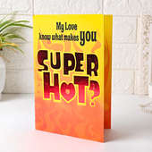 Super Hot Love Greeting Card