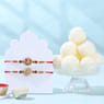 Set Of Two Divine Rakhis With Rasgullas