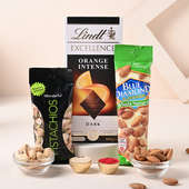 Pistachios Almond And Lindt Chocolate