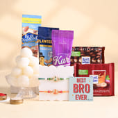 Set Of Two Rakhis N Indulgence Hamper