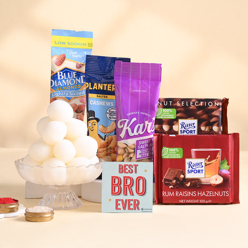 Designer Rakhi Duo N Indulgence Hamper