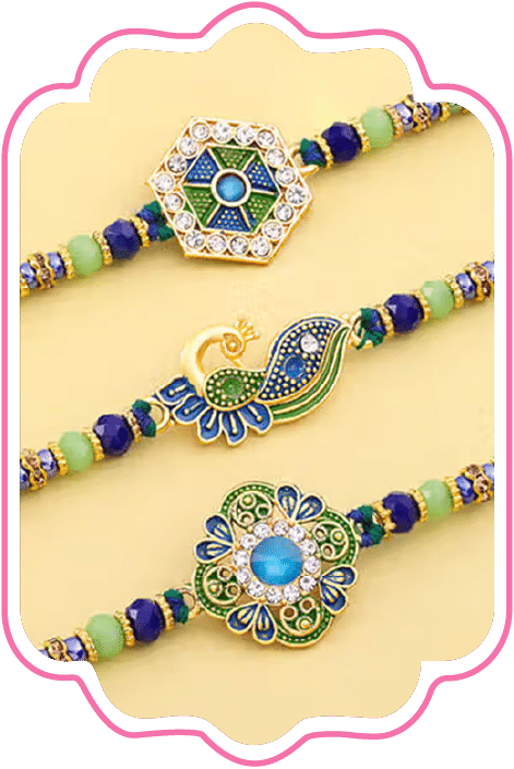 Set of 3 Rakhi 
