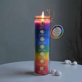 Seven Chakra & Luck Colorful Candle