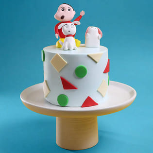 Shinchan N Shiro Cake