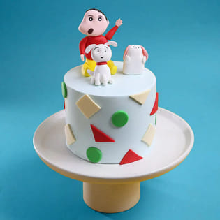 Shinchan N Shiro Cake