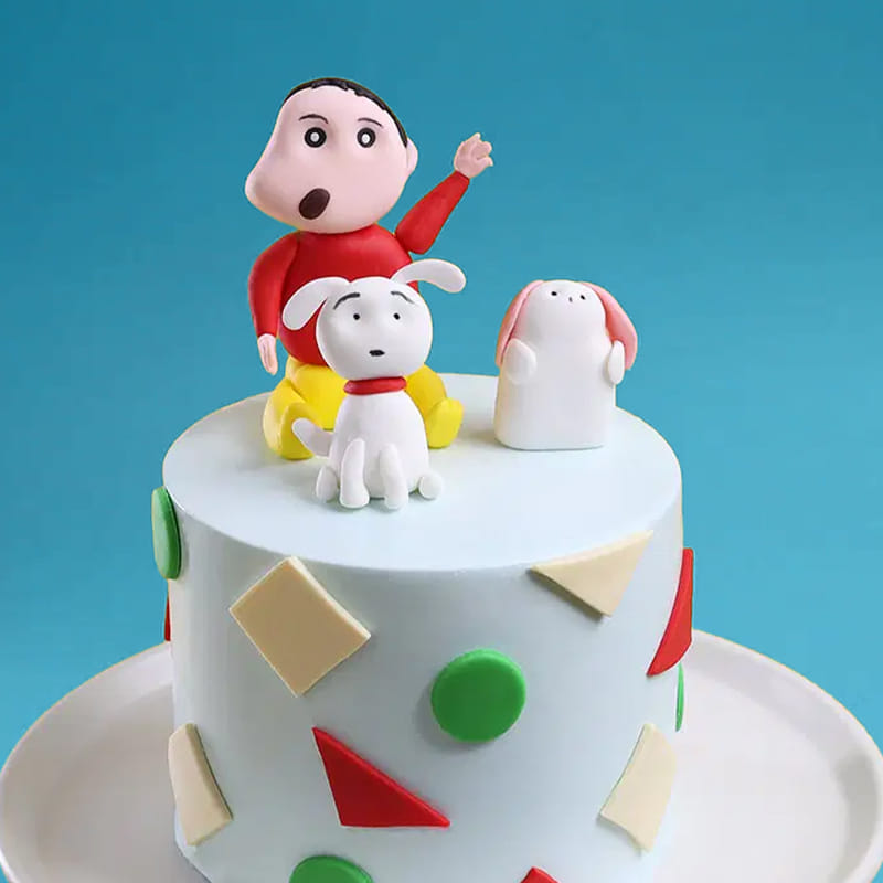 Shinchan N Shiro Cake