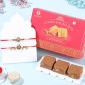 Shiva Bhaiya Bhabhi Rakhi With Chana Badam Bite