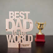 Best Dad Wooden Keepsake-UAE