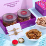Shree Ram Divine Rakhi Duo N Almond Raisin Treats