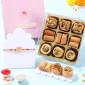 Shree Ram Rakhi With Baklawa Treats