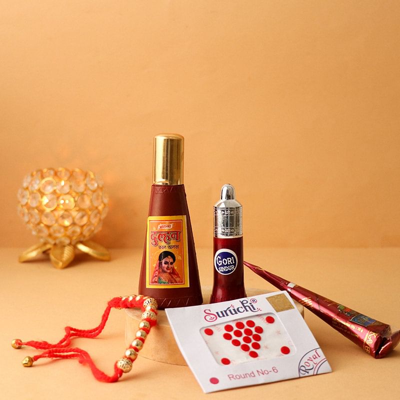 Shringar With Healthy Choco Nuts For Karwa Chauth Sargi 