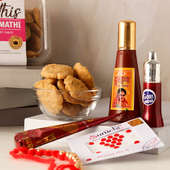 Shringar With Healthy Mathis For Karwa Chauth Gift