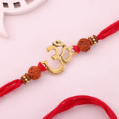 Shubh Om Rudraksha Rakhi