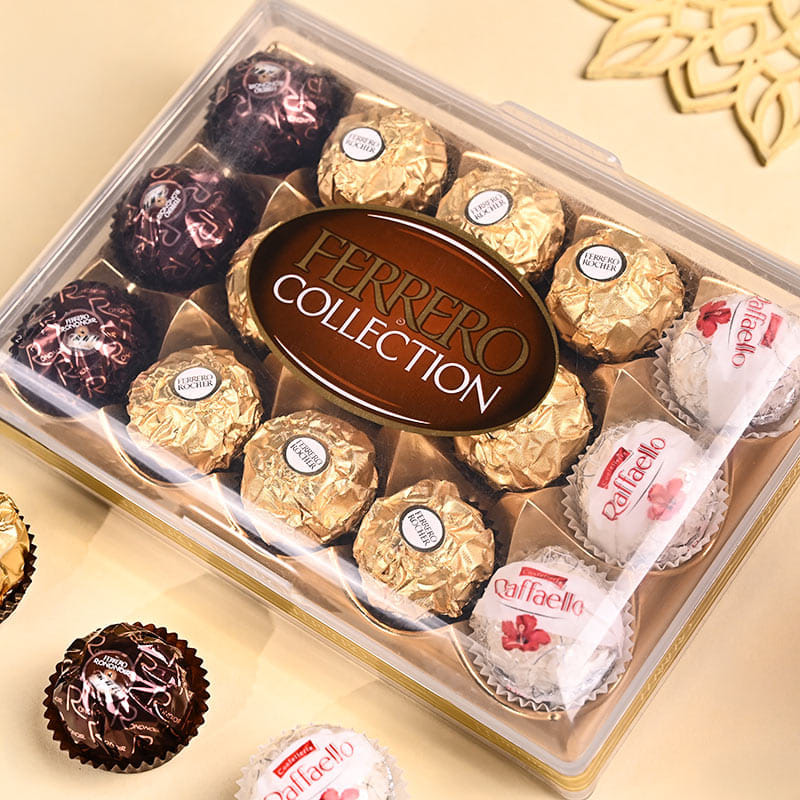 Three Silver Charm Rakhis With Ferrero Rocher