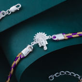 Lord Ganesha 925 Silver Rakhi