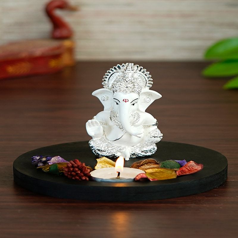 Silver Siddhivinayak Idol