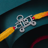 925 Silver Rakhi For Veera (Brother)