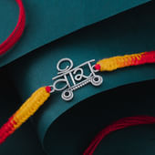 925 Silver Rakhi For Veera (Brother)