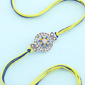 Single Floweral Centerpiece Rakhi