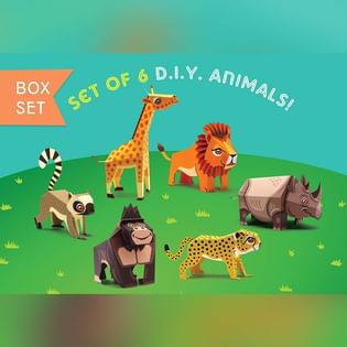 Six Endangered Wildlife Craft Kit