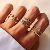 Six Studded Rings