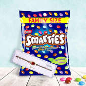 Buy Rakhi in Australia For Brother with Smarties