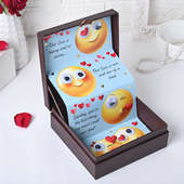 Smiley Love Quotes Gift Box For Valentine
