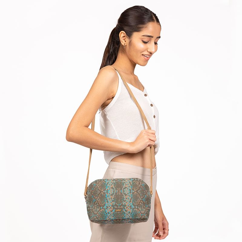 Snake Print sling Bag for her