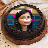 Snap N Savour Chocolate Photo Cake