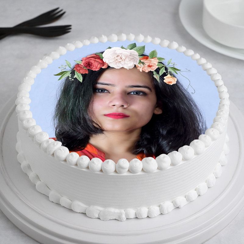 Snapchat Filter Photo Cake