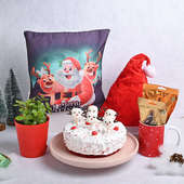 Snow Cake With Jade Plant N Mug Cushion