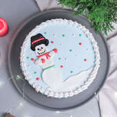 Snowman Cake For Christmas