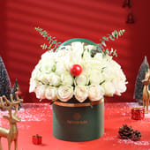 Snowy Bloom Christmas Rose Box