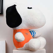 Side View of Snuggly Snoopy Toy
