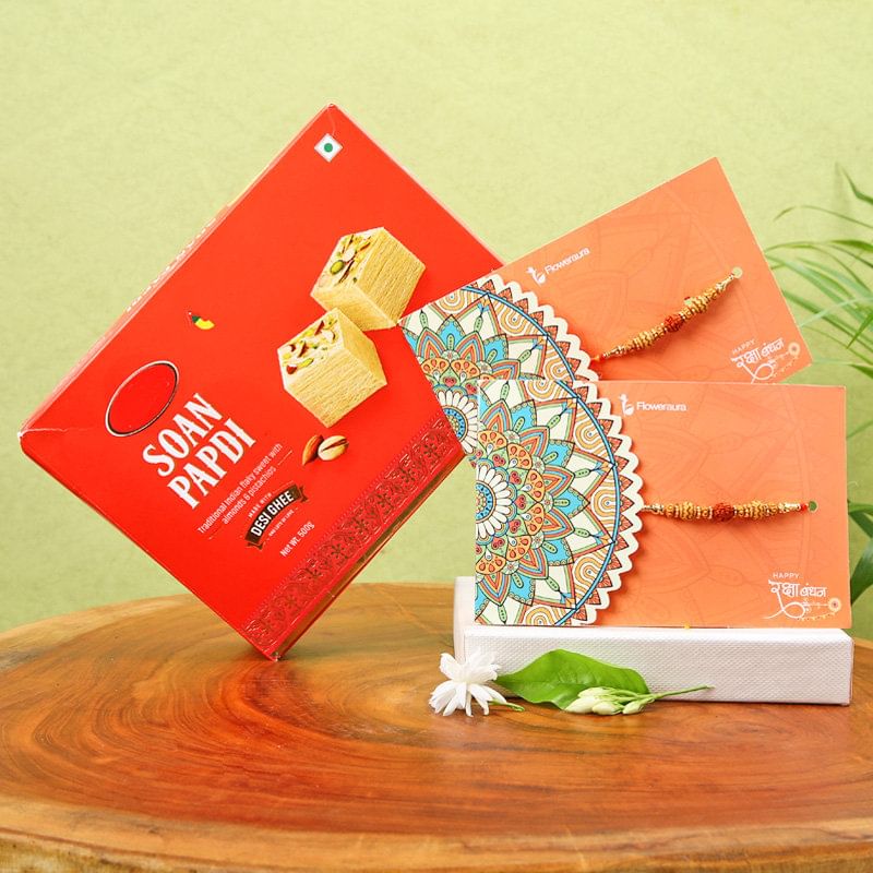 Soan Papdi Rakhi Hamper